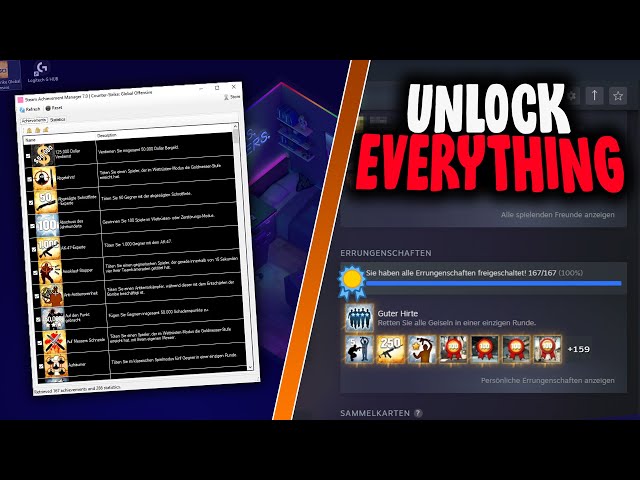 Unlock every Steam Achievement | Achievement Unlocker 2020