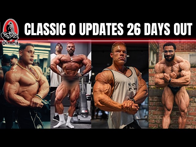 LIVE 🔴 Classic Physique Olympia Updates 26 Days Out!