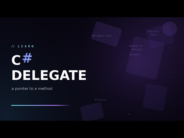 Delegate || C Sharp || OOP || Bangla