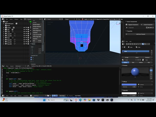 another face base mesh video