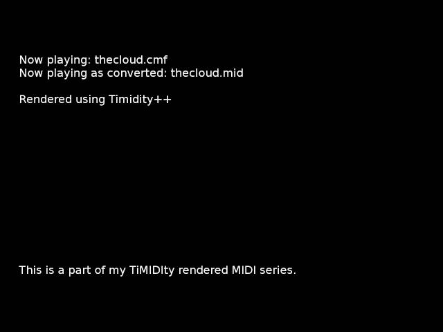 Sound Blaster 16 Pack-in Demo: The Cloud (thecloud.cmf)