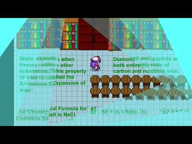Library Labyrinth, a game made in GameMaker.(Made by @Kika)