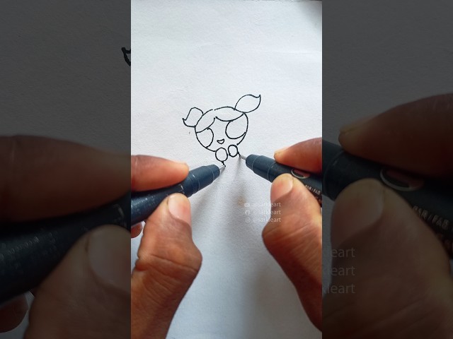 Cartoon cute character drawing how to Draw kid for kids