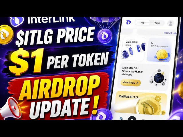 $1 PER $ITLG? INTERLINK AIRDROP UPDATE TODAY