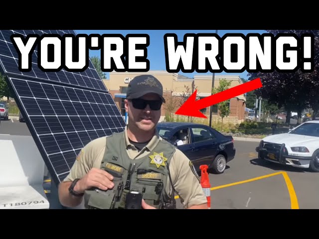 Man educates this officer BIG TIME!