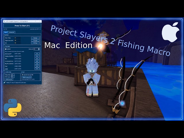 Project Slayers 2 (MAC) Ultimate Fishing Macro