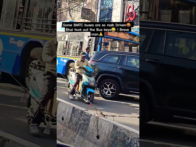 BMTC vs Jeep Meridian: Road Rage in Bengaluru! 🤯🛑 | #Shorts