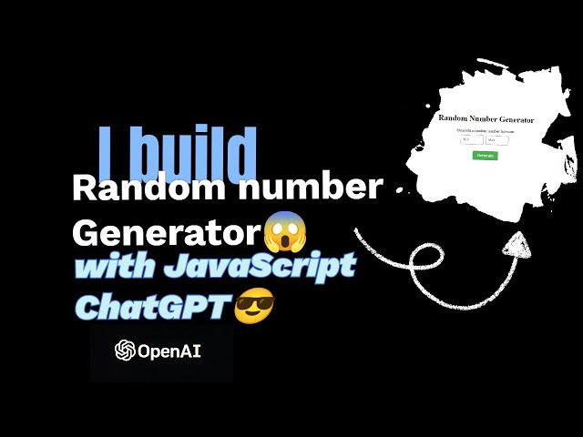 I Build Random Number Generator App within a minute using ChatGPT #openai #chatgpt