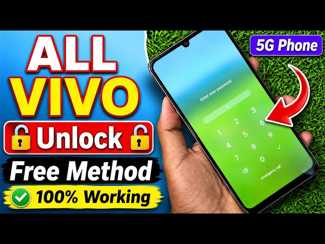 Unlock Vivo Mobile Pin Pattern Password Lock Without Computer (2027 Method) Vivo Ka Lock Kaise Tode