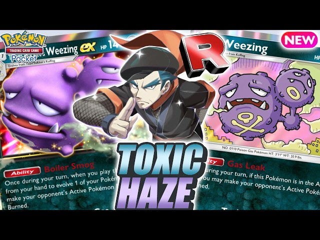 EXTREMELY TOXIC ! 4 WEEZING Will Suffocate the Opponents ! - Pokemon TCG Pocket