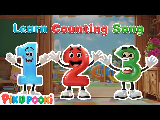 123 Numbers Song for Children | Fun Counting 1 to 10 | Animated Learning Video