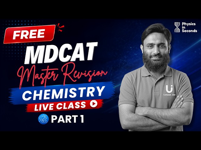 Free MDCAT | Master Revision Chemistry Live Class | Part - I