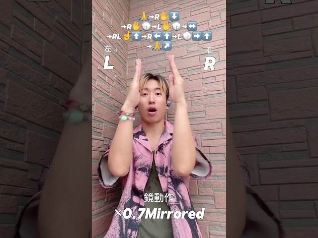 Slow Tutorial!!Straykids Lee Know hand dance"Cheese"slow dance mirrored tutorial スローダンス反転ミラー #shorts