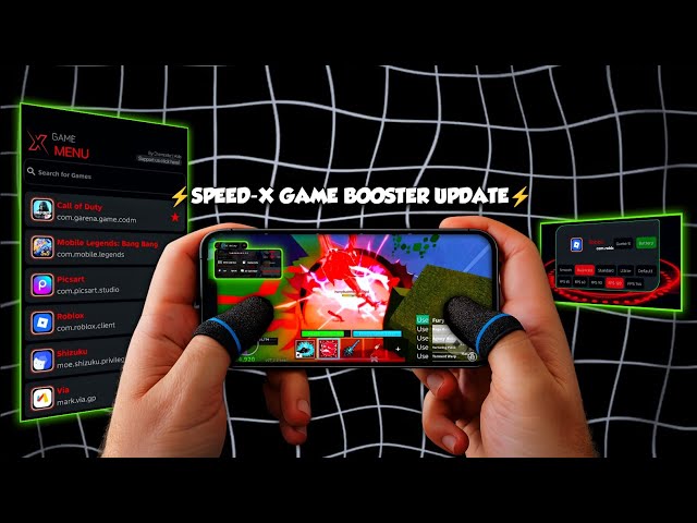 Best Game Booster for Android! ⚡Speed-X Update V2.4.4 added GameX AI (No Root)