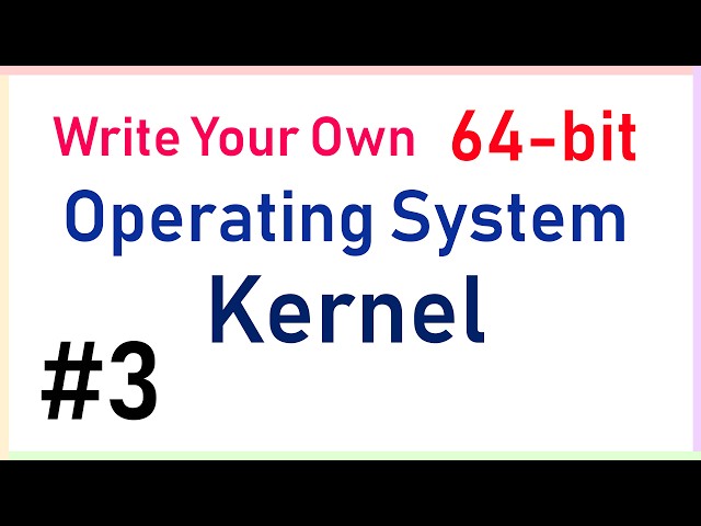 Write Your Own 64-bit Operating System Kernel #3 - Keyboard, interrupts, and ports