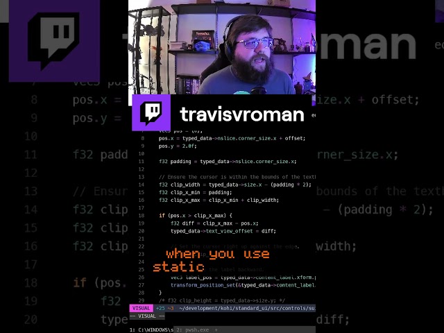 Static functions in C #coding #programming #gamedev