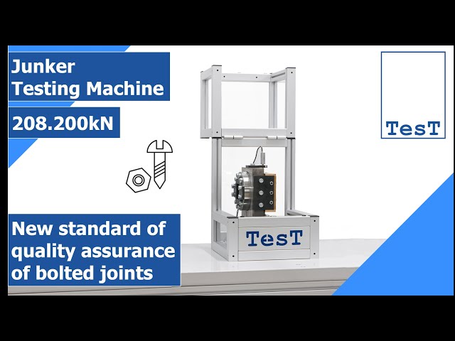 Innovation: Junker TesT with transverse stroke control (bolt vibration test)
