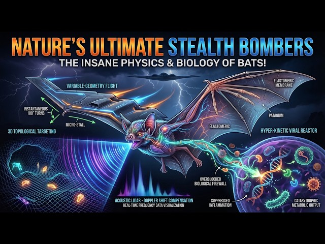 Nature's Ultimate Stealth Bombers: The Insane Physics & Biology of Bats!