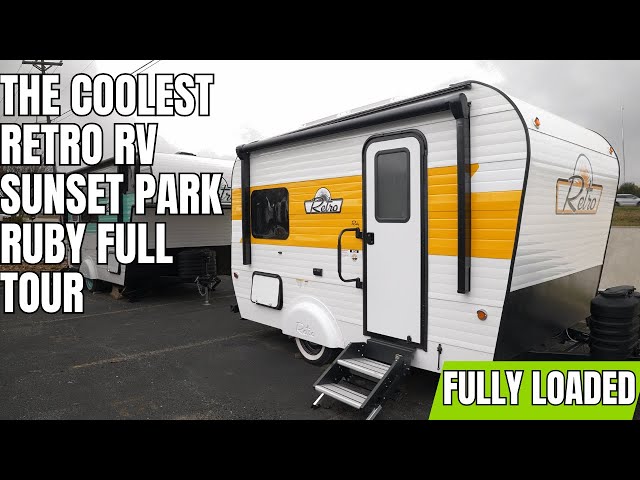 The Coolest Small Retro RV You Can Tow Anywhere | Sunset Park RV Ruby 126 Full Tour