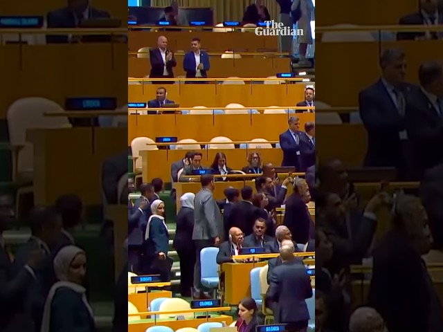 UN delegates walk out of Benjamin Netanyahu’s United Nations general assembly speech