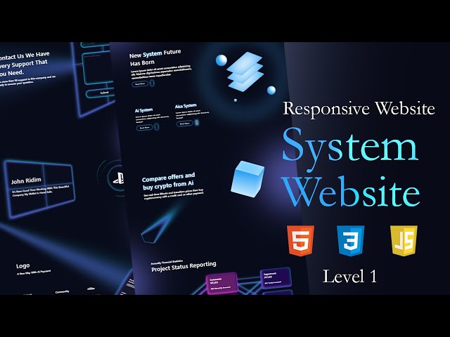 How To Make Responsive Website Using HTML And CSS And JavaScript Without Any Image | Pro Design