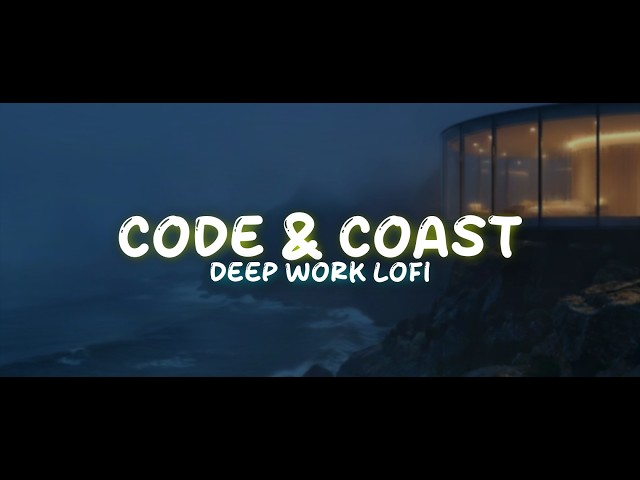[4K 21:9 Ultrawide] Lofi Coding Music – Ocean Waves for Deep Focus & Flow 🔴 LIVE