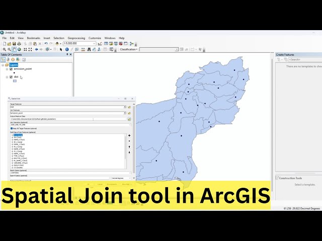 How to Use Spatial Join Tool in ArcGIS | Spatial Join in ArcMap