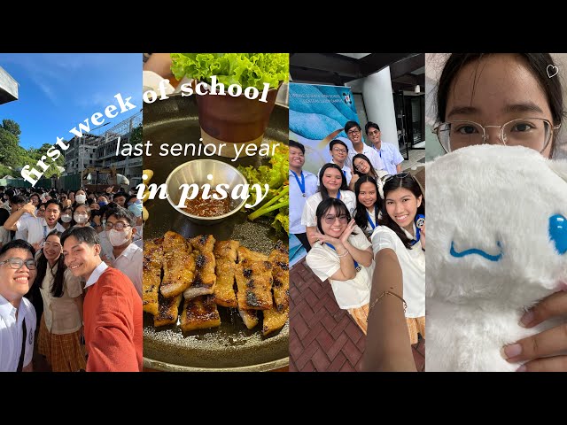 Back to school vlog📚 | first week in pisay + random errands