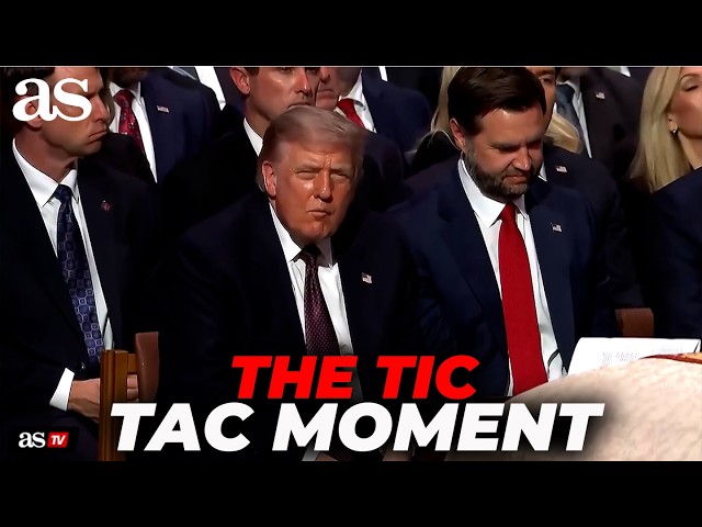 Trump's AWKWARD TIC TAC MOMENT at Lindsey Graham’s Funeral GOES VIRAL