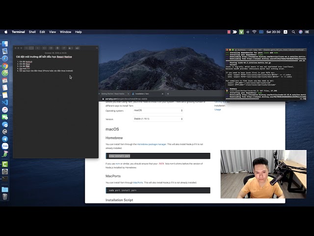 Cài đặt React Native