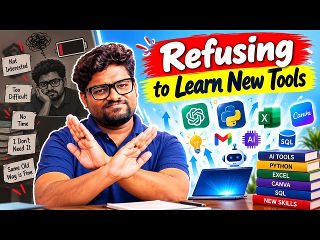 Why Do We REFUSE to Learn New Skills? 🤔 | AI, Python, Excel, Canva & More