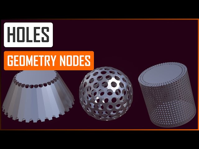Fori procedurali con i Geometry Nodes - Tutorial Blender ITA