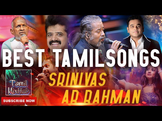 Best 10 Tamil Songs of Srinivas with AR Rahman | Tamil 2020