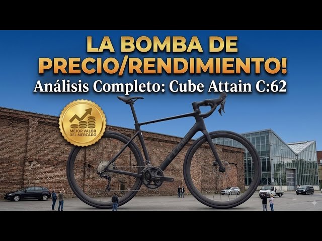 CUBE ATTAIN C:62: The BEST Value-for-Money Road BIKE? Carbon Wheels / Shimano 105 #bikes