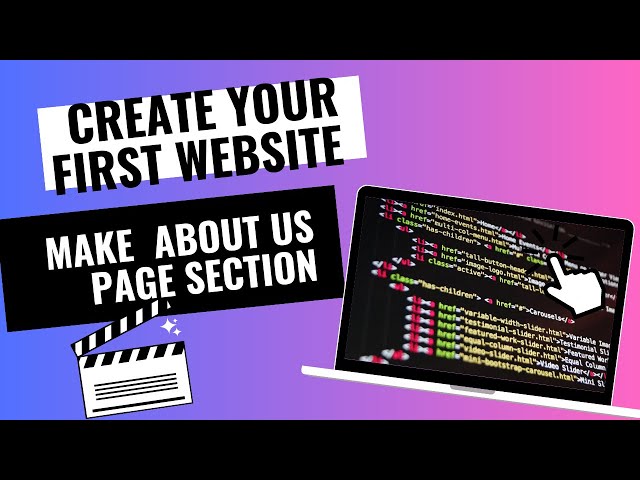 HTML & CSS About Us Page Tutorial | Craft a Professional 'About' Section for Your Website