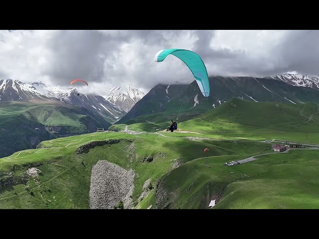 #georgia #paragliding #mountains #gudauri 