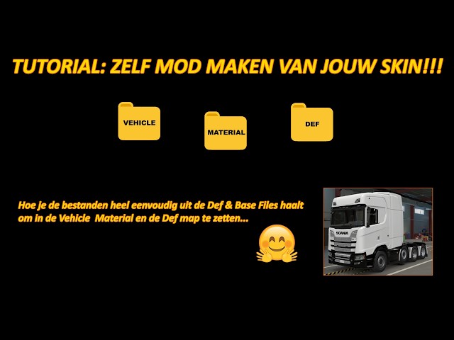 ETS2 1.61!!! []TUTORIAL: Vehicle Material en Def map maken!!!