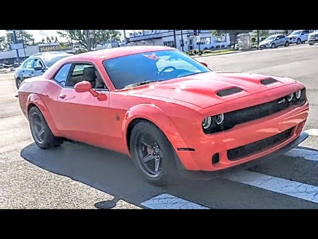 Spotted a 2023 Dodge Challenger SRT Hellcat Widebody Super Stock in Oak Lawn, Illinois.