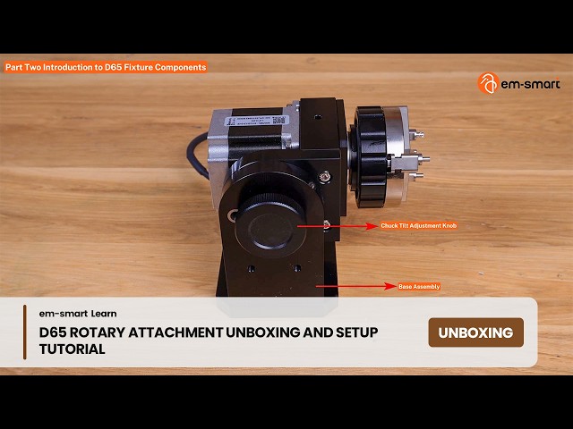 em-smart D65 Rotary Attachment Setup Tutorial