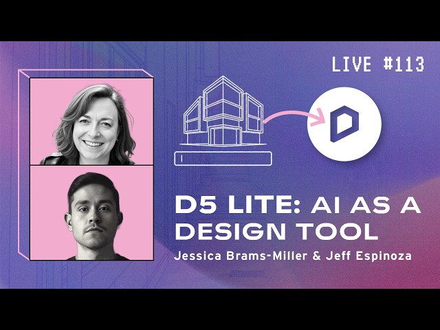 D5 Lite: AI as a Design Tool | BIM Pure Live 113
