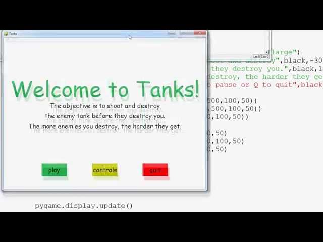 Pygame (Python Game Development) Tutorial - 47 - Button Adding