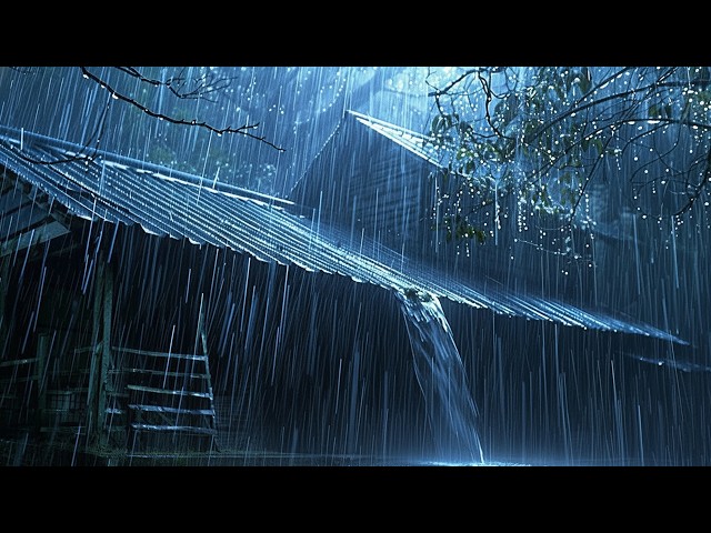 No Ads Rain Sounds for Sleeping - ASMR Rainfall on Tin Roof to Unwind, Reset and Sleep Soundly Soon