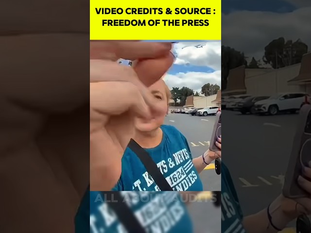 Finger Snapping Karen Gets Instant Karma #karen #firstamendmentaudit
