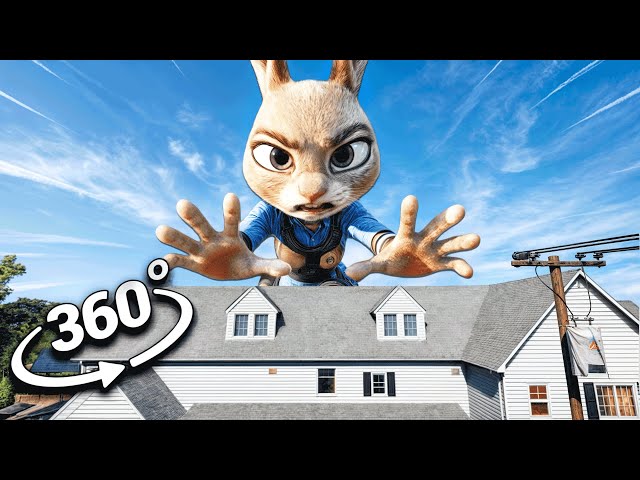 Zootopia Appear In Town | 360° VR Animation