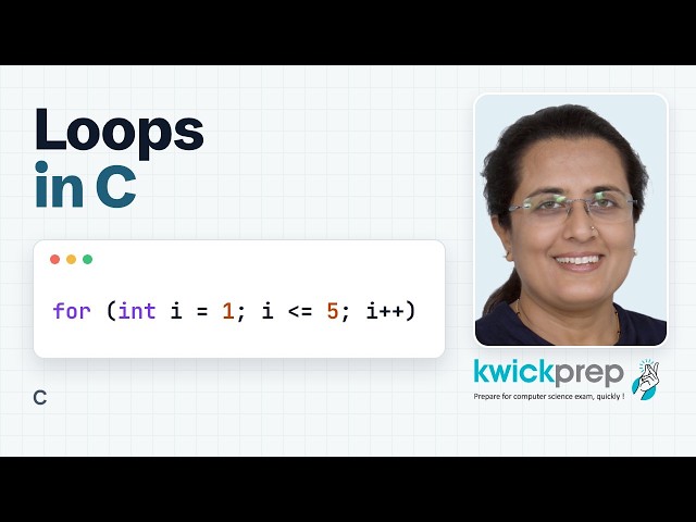 Loops in C: while, do-while, for, break & continue