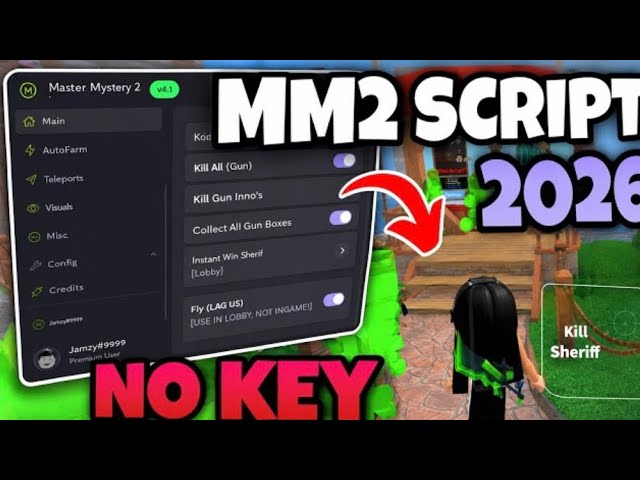 MM2 SCRIPT 2026 | Autofarm + Aimbot, Esp Script (no key)