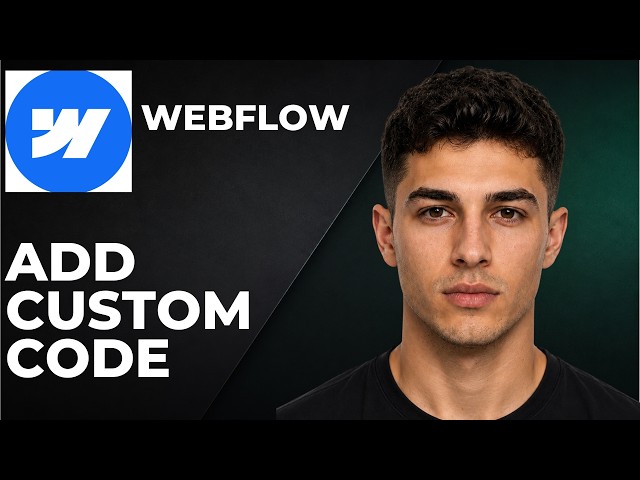 Webflow: How To Add Custom Code (Step By Step Beginner Tutorial 2026)