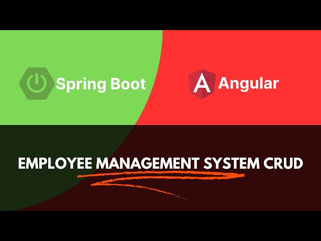 Employee Management System(Angular SpringBoot CRUD)