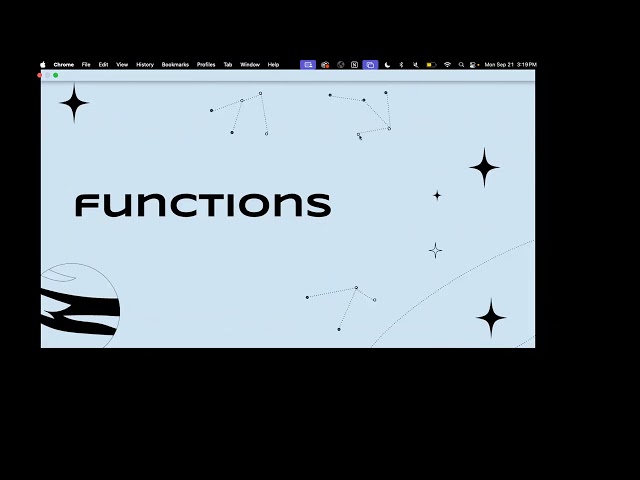[Class 5] Functions, Conditions, Loops