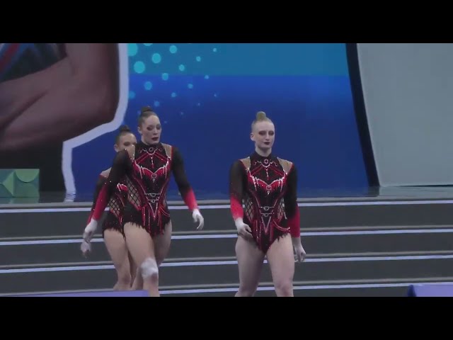 The US Acrobatic Gymnastics Women's Group Combined Routine at The World Games 2025  - Finals